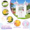 Inflatable Bounce House, Kids Bouncy House for 3-10 with Slide, Outdoor & Indoor, Toddler Bounce House with Blower - White Bounce House with Slide view 4