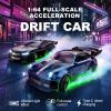 Actualia Mini RC Drift Car, 1:64 Scale Remote Control Car with LED Lights & Drift Tires, 2.4GHz Stunt Drifting RC Vehicle Toys Hobby Gift for Adults view 2