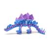 3D Toys Fidget Animals Stegosaurus Skeleton Articulated for Home Office Executive Desk Decoration Surprise Fantasy Gifts Aquarium Landscaping-Matte Blue Purple||17cm/6.7in view 1