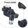 24V RS555 18000RPM High Speed Motor Gearbox with Metal Gears for Children's Electric Toy Car, 200W Power, Composite Housing, 200mm Length, Black view 3