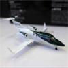 Flying Airplane Model Diecast HONDAJET Plane Model Toy 1/144 Scale Jet Business Jet Small Private Airliner Airplane Aviation Airbus(Blue) view 3
