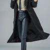 1/12 Scale Doll Trench Coat for 6" Action Figures, Handmade Miniature Clothing, Women's Figure Costume Accessory view 2