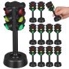 Toddmomy Traffic Light Toy for Kids, 12pcs Mini Traffic Light Signal Lamp Model Toys for Kids Early Educational Play Cognitive Party Favor view 1