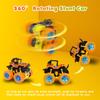 4 Pack Monster Truck for Boys 3 4 5 6 7 Year Old & Remote Control Drone for Kids,2.4Ghz Foam RC Airplanes Helicopter Quadcopter with Auto Hovering,Birthday Party Gift for Kids view 2