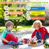 4 Pack Monster Truck for Boys 3 4 5 6 7 Year Old & Remote Control Drone for Kids,2.4Ghz Foam RC Airplanes Helicopter Quadcopter with Auto Hovering,Birthday Party Gift for Kids view 4