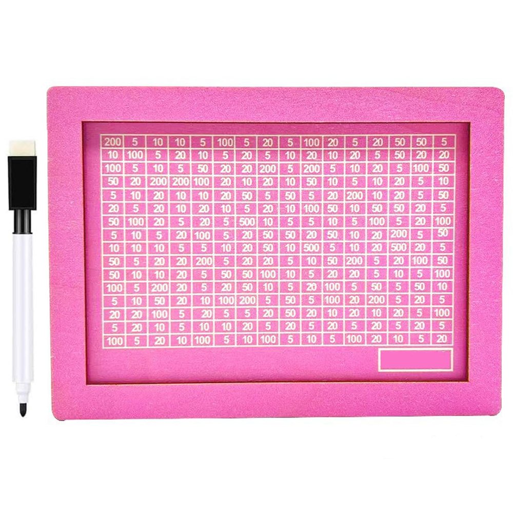 2026 Upgraded Retro Cash Vault Wooden Savings Box, 10k Savings Challenge Box with Counter Piggy Bank Handmade Saving Money Goal Piggy Bank, for Home Office, Includes a Marker Pen (3000-Pink,Small)