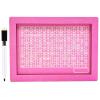 2026 Upgraded Retro Cash Vault Wooden Savings Box, 10k Savings Challenge Box with Counter Piggy Bank Handmade Saving Money Goal Piggy Bank, for Home Office, Includes a Marker Pen (3000-Pink,Small) view 1