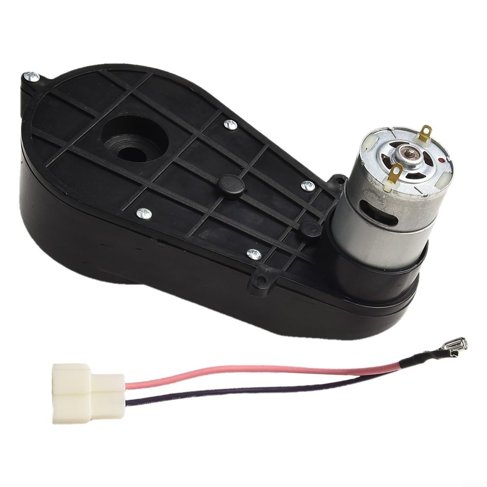 24V 550 20000RPM High Torque DC Gearbox Motor for Children's Ride On Car, RS550 Replacement Engine with Plastic and Metal Construction