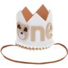 SHINEOFI First Birthday Crown Hat Birthday Party Hat Bear Design Headwear for Boys and Celebration view 1