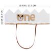 SHINEOFI First Birthday Crown Hat Birthday Party Hat Bear Design Headwear for Boys and Celebration view 2