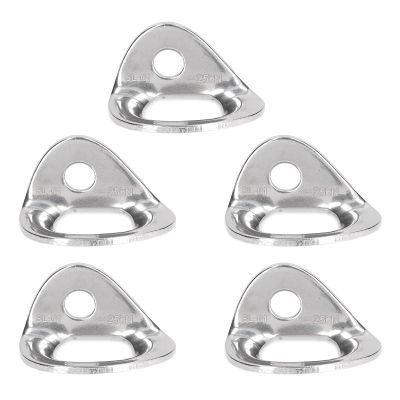 10Pcs 25KN 316 Stainless Steel Rock Climbing Hooks, Heavy Duty Hanger Bolts for Personal Anchor System, Caving Gear & Treehouse Attachment, Ice & Rock Climbing Anchors (5pcs without Expansion Screw)