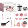 Ferricult 22Pcs Kids Kitchen Set, Food-Grade Stainless Steel Kids Cooking Sets, Real Food Making for Children 7-14 Beginner Cooking Educational Toys, Decoraciones de invierno view 2
