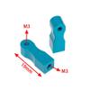 2Pcs Metal Servo Mount Fixing Bracket for Ta-Miya TT01 TT-01 1/10 RC Car Upgrade Parts view 2