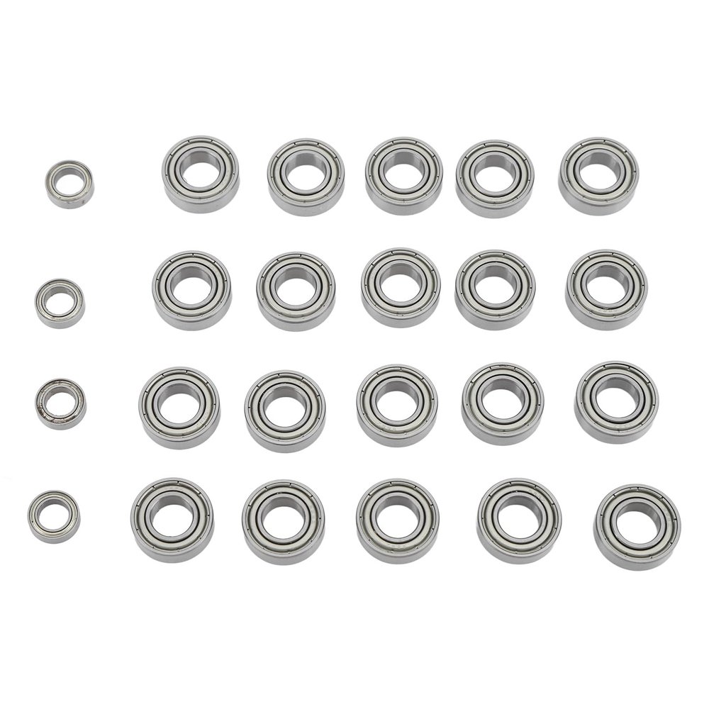 1/8 RC Ball Bearing Kit, Steel RC Ball Bearings for ZD Racing 08421 08423 08425 08426 08427 08428 9020, High Accuracy Wheel Hub Ball Bearings Set with Small Friction, Durable and W