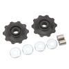 KunEchevyr 6mm Wheel Pulley Conversion Kit, Steel Replacement for Suntour Derailleurs, Professional Upgrade Kit with Scratch Design, Durable ABS and Steel Material for Smooth Perfor view 2