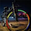 8Pcs Reflective Wheel Rims Stickers Bike Motorcycle Body Rim Stripe Tape Sticker Decorative Reflector Decals(Set Meal 4) view 3