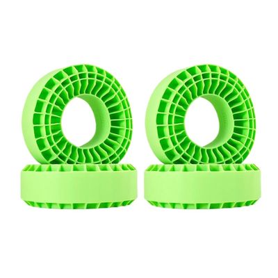 Rubber Insert Foam Fit 118-122mm 4.75 OD 1.9 Wheel Tires Compatible With 1/10 RC Crawler(Green)