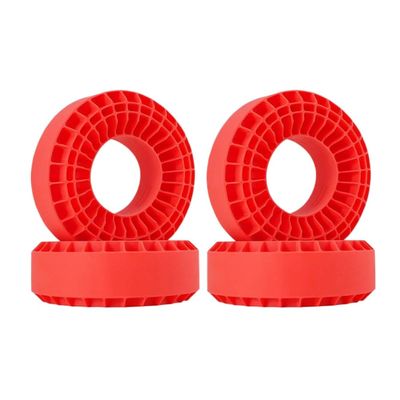 Rubber Insert Foam Fit 118-122mm 4.75 OD 1.9 Wheel Tires Compatible With 1/10 RC Crawler(Red)