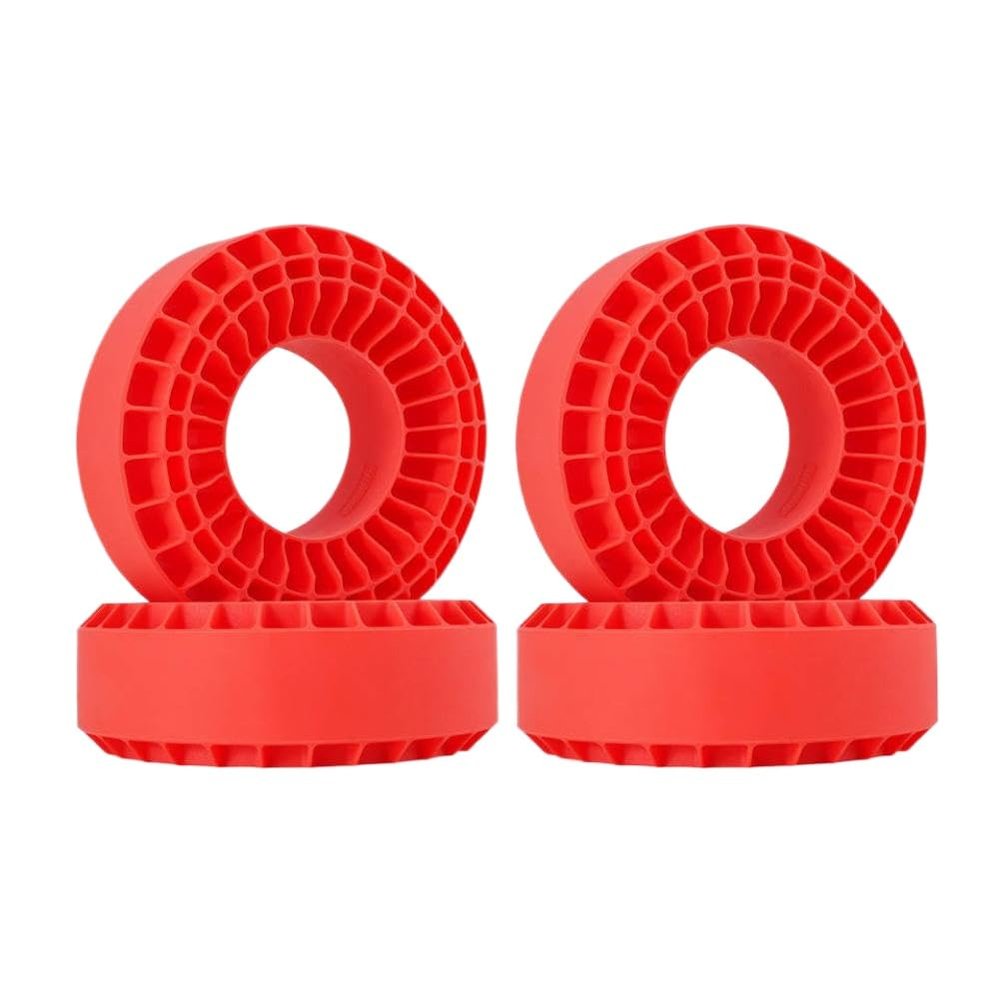 Rubber Insert Foam Fit 118-122mm 4.75 OD 1.9 Wheel Tires Compatible With 1/10 RC Crawler(Red)