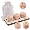 arricraft 1 Bag Date Night Dice Game for Adults, Couples Games Fun Night Dating Decision Wooden Dice for Valentine's Day, Anniversary, Wedding, Bridal Shower (6 Dice) view 1