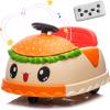 12V Bumper Car for Kids, Ride on Toys for Toddlers 1-3 Boys & Girls W/Parents Control, Baby First Birthday Gift Bumping Car with Rotation & Anti-roll Design, Bluetooth, Music, USB, LED Lights view 1