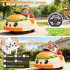12V Bumper Car for Kids, Ride on Toys for Toddlers 1-3 Boys & Girls W/Parents Control, Baby First Birthday Gift Bumping Car with Rotation & Anti-roll Design, Bluetooth, Music, USB, LED Lights view 2
