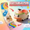 12V Bumper Car for Kids, Ride on Toys for Toddlers 1-3 Boys & Girls W/Parents Control, Baby First Birthday Gift Bumping Car with Rotation & Anti-roll Design, Bluetooth, Music, USB, LED Lights view 4