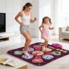 Wireless Dance Mat, 9 Key Interactive Music Game Pad Anti Slip Foldable, with Non Slip Design for Kids Adults Indoor Outdoor Use (Pink) view 3