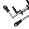 1/10 RC Servo Mount Hydraulic Steering Link Aluminum Lightweight Adjustable Damping SCX10 (Black) view 3