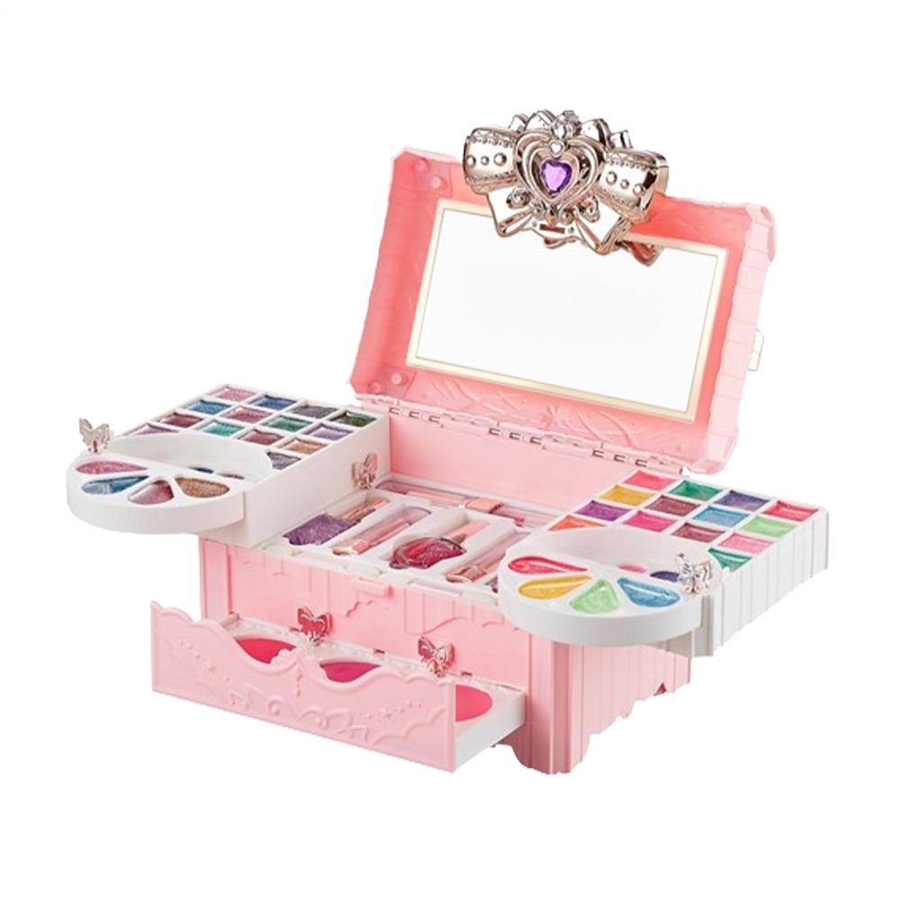 Makeup for Kids,Pretend Play Cosmetic Toy with Storage Case - Girls Makeup Set | for Stocking Stuffer Christmas Birthday Beauty Play Home Beginner