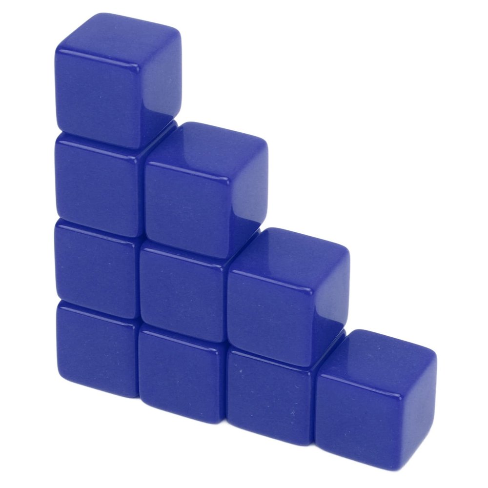 30 Pcs 16mm Dice Set Six Sided Dice Write On Cubes Game for Math Teaching Educati30 Pcs 16mm Set Six Sided Write On Cubes Game for Math Teaching Education Red (Blue)