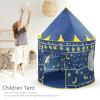 Children Play Tent Indoor Outdoor Princess Prince Playhouse Tent Toy for Kids Gifts (Blue) view 2