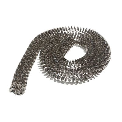 ECO SURECARE Electric Heating Tube Heat Sink 201/304SUS 1M Spiral Hollow Finned ID25/32/38mm Fin Height 9.5/12.5mm(304SUS,ID32mm H12.5mm)