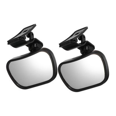Vaguelly 2pcs Car Mirror Rear Facing Mirror for Safety Adjustable 360 Wide Angle Shatterproof Rearview for Backseat Monitoring