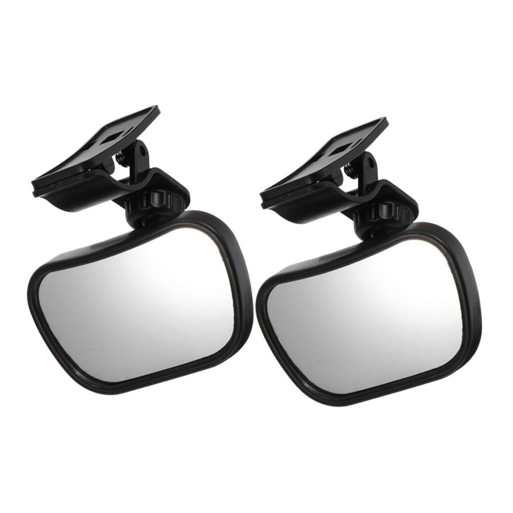 Vaguelly 2pcs Car Mirror Rear Facing Mirror for Safety Adjustable 360 Wide Angle Shatterproof Rearview for Backseat Monitoring