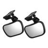 Vaguelly 2pcs Car Mirror Rear Facing Mirror for Safety Adjustable 360 Wide Angle Shatterproof Rearview for Backseat Monitoring view 1
