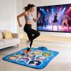 Wireless Dance Mat, 9 Key Interactive Music Game Pad Anti Slip Foldable, with Non Slip Design for Kids Adults Indoor Outdoor Use (Blue) view 3