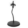 FUOYLOO Figurine Display Stand - Flexible Bendable Posing Support for 5.9-11.8'' Model Figures - Dolls Display Oval Base for Action Figure Puppet Game Character Collections view 1