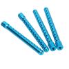 RC Toys For Redcat For Traxxas For Axial For Hsp 02144 1/10 4Pcs 102037 Aluminum Body Mounts For RC Cars Upgrade Parts(Blue) view 2