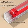 Aluminum Alloy Corner Guard Metal Edge Trim Wall Corner Protection Profile Doorway Protector and Decor Easy to Install(Gray 2,25mm L0.8m/2.6ft) view 3