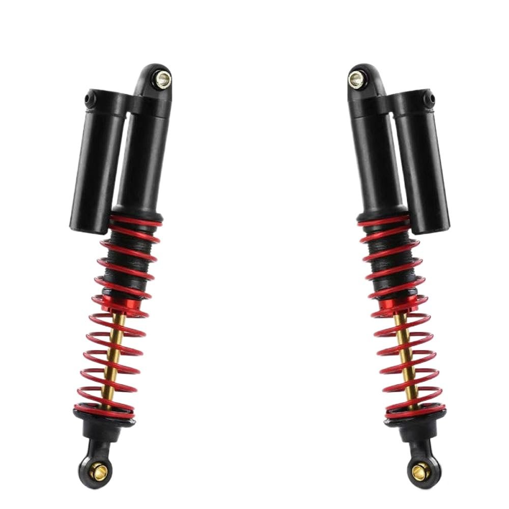 2PCS 1/10 Scale Metal Negative Pressure Shock Absorbers Compatible With 90046 Universal RC Crawler Cars And Similar 1/10 Scale Models