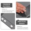 Totority 10 Sheets Pvc Stamp Collection Loose-leaf Pages 4-row Black Double-sided Design for Stamp Collectors and Card Holder Supplies view 3