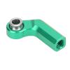4 Set RC Link Rod End Alloy M4 Curved CW 7mm Ball Joint Head Set, RC Link Tie Rod End, Replacement for 1/10 Model Car, with 4 Nuts for Enhanced Control and Durability (Green) view 3