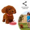 KRYTJACZ Robot Dog Toy for Kids, Interactive Electronic Puppy with Remote Control Leash, Walking Barking Singing Plush Dog, Touch Sensitive Voice Control Robotic Pet Gift for Girls Boys view 4