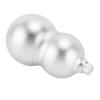 ANGGREK Stress Metal Slider, Portable Stress Relieving Rotate Fingertip Gourd Toy Decompression for ADHD (Silver) view 2