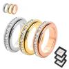2026 New Sparkling Spinning Ring,Relieves Anxiety,Symbolizes Vows & Luck, Waterproof & Fade-Resistant(All,6) view 1