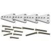 For Axial For SCX10 Honcho Dingo 1/10 4PCS Metal Shock Absorber Mount Adjust Height Angle Stand RC Crawler Truck Parts Rc Models Accessories(Silver) view 2