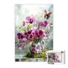 Phalaenopsis Orchids in A Porcelain Vase 500 Pieces Puzzle for Adults, Educational Intellectual Jigsaw Puzzle,Flowers Fantasy Puzzles for Adults Fun Game 15.2 * 20.8 Inch view 3