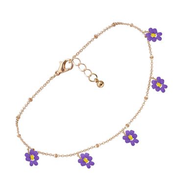 Adjustable Daisy Shaped for Women Charming Fresh Neck Decoration Elegant Beaded necklace