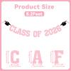 2026 Graduation Decorations - Pink Glitter Class of 2026 Banner, We are So Proud of You, Congrats Grad 2026, 2026 Graduation Party Decorations (Pre-Assembly) (Pink) view 2